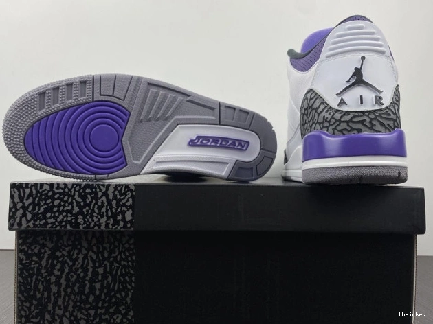 Rep TBkick Jordan Retro CT8532-105 Air 'Dark 3 Iris' 0629